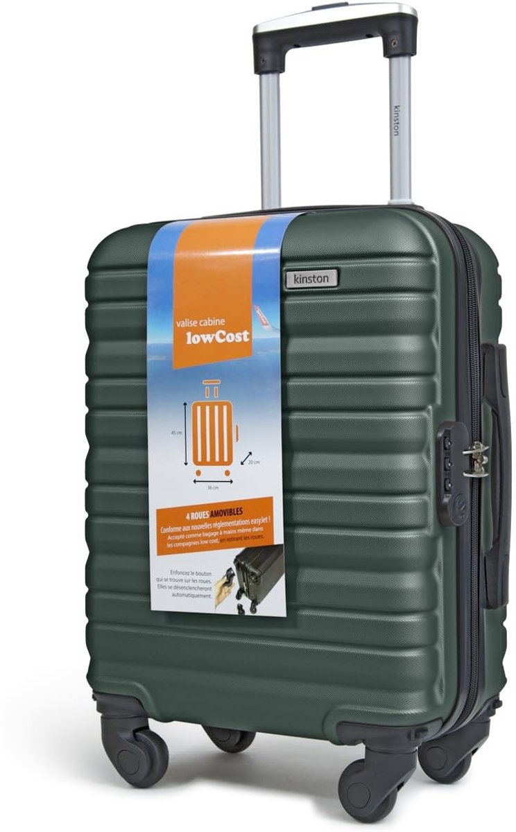 Cabin Case - Lichtgewicht Handbagage met 4 Wielen - Groen