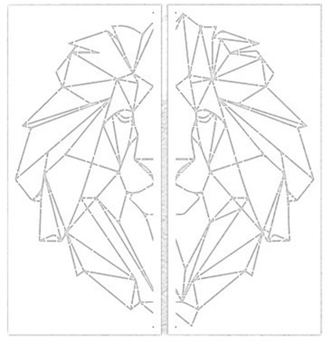 Wandschildersjabloon 46 cm - Decoratieve patronen
