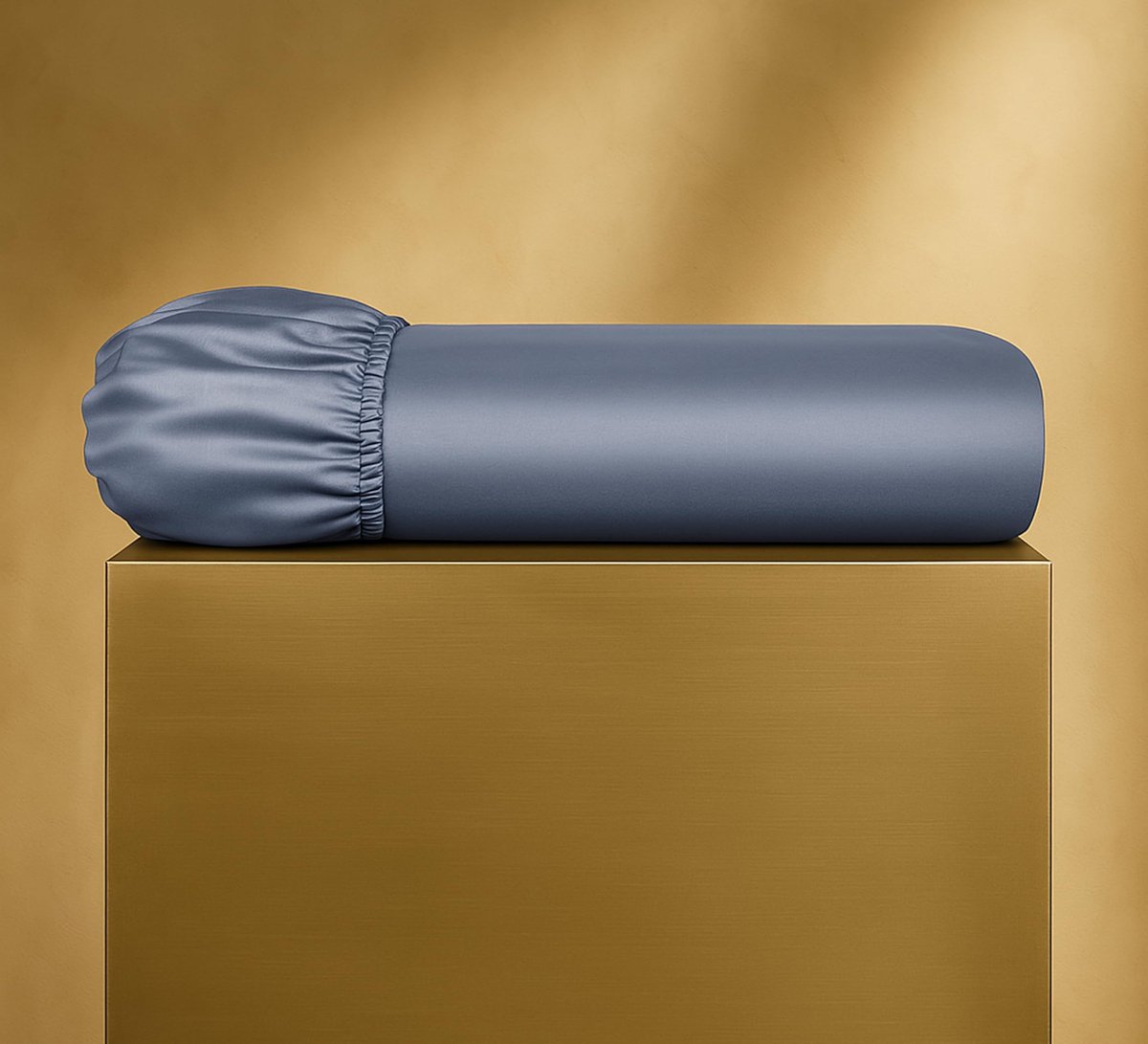 Fitted sheet 200x200 cm - 100% Katoen - Donkerblauw