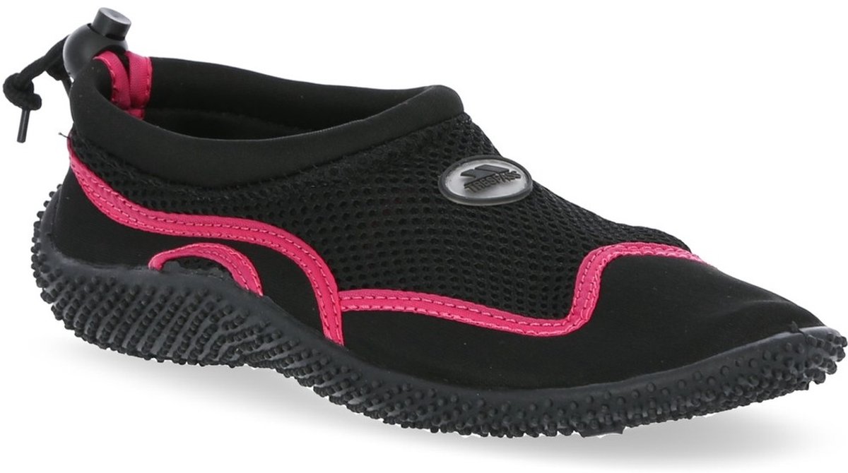 Trespass badschoen Paddle - Unisex Aqua Shoe Zwart/Framboos