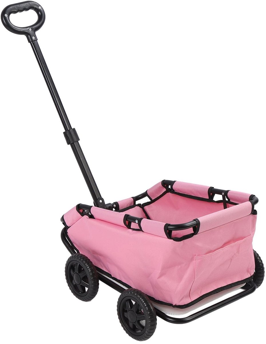 Opvouwbare Hondenbuggy met 4 Wielen - Geschikt voor Honden tot 12 kg