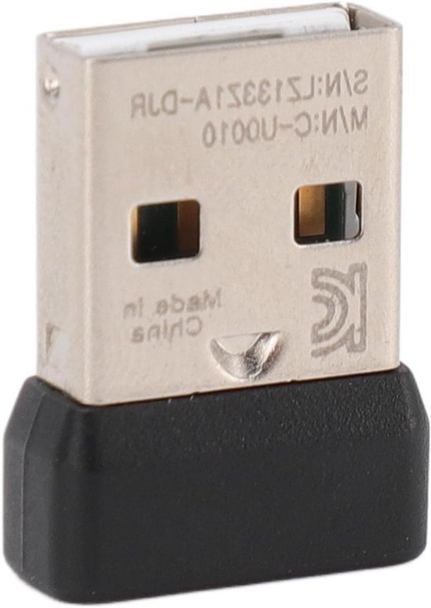 Draadloze Muis Adapter - USB Ontvanger Dongle - Computer Gebruik - Stabiel Signaal - Compact Ontwerp - Zwart