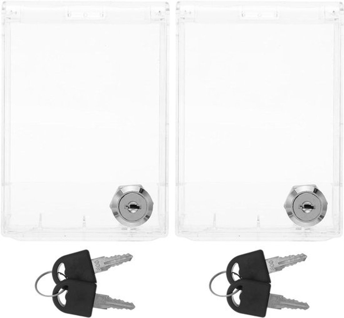 Thermostaat Beveiligingskap - Schakelaar Beschermkap - Kindveilige Bediening - Transparant ABS Materiaal - 13 x 9.5 x 2.6 cm - Transparant