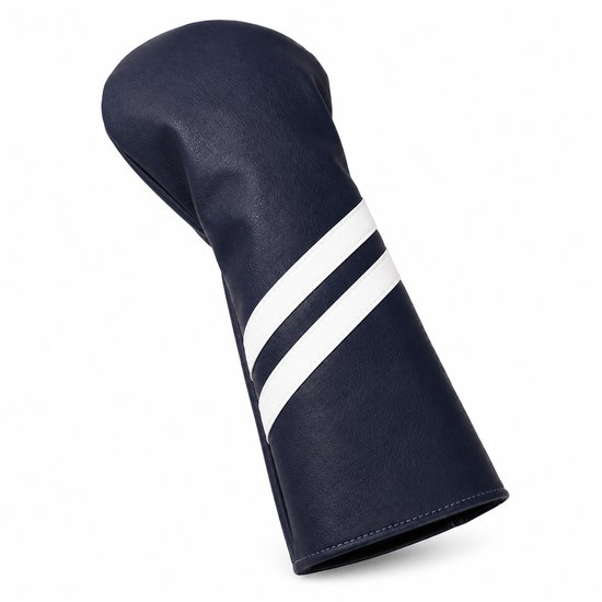 Golf Club Headcover Double-Stripe - Golfclub Covers - Donker Blauw- Headcovers-Golf Spullen- Driver van BIG TEETH — afbeelding 2