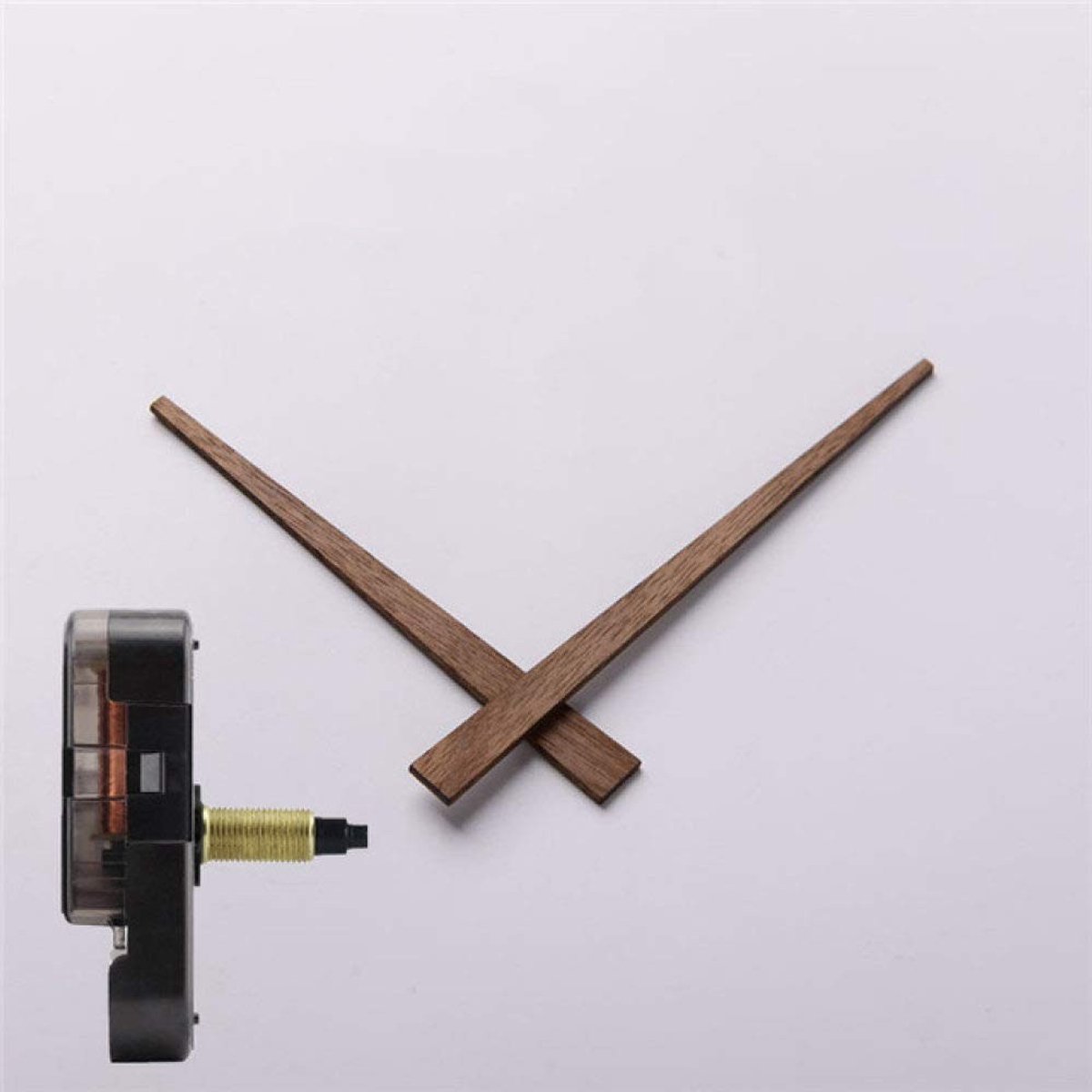 Wandklok met stille quartz beweging - Houten retro stijl