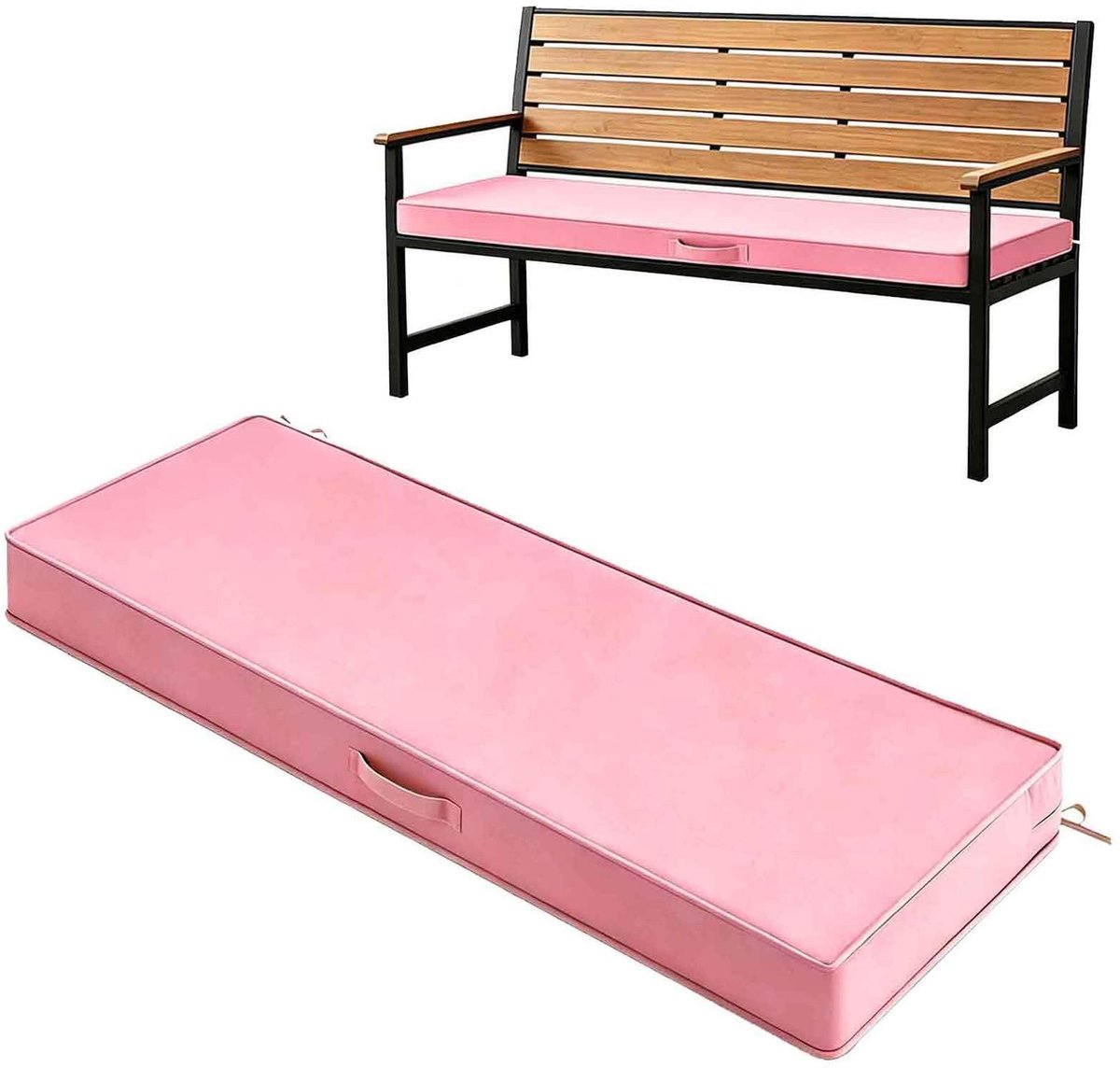 Bankkussen voor binnen en buiten - Waterdicht - Roze