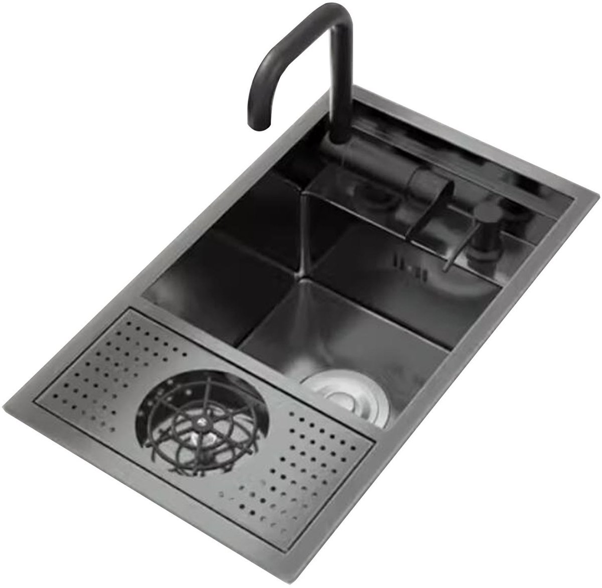 Enkele Kom Gootsteen - Inbouw voor Keuken en Appartement