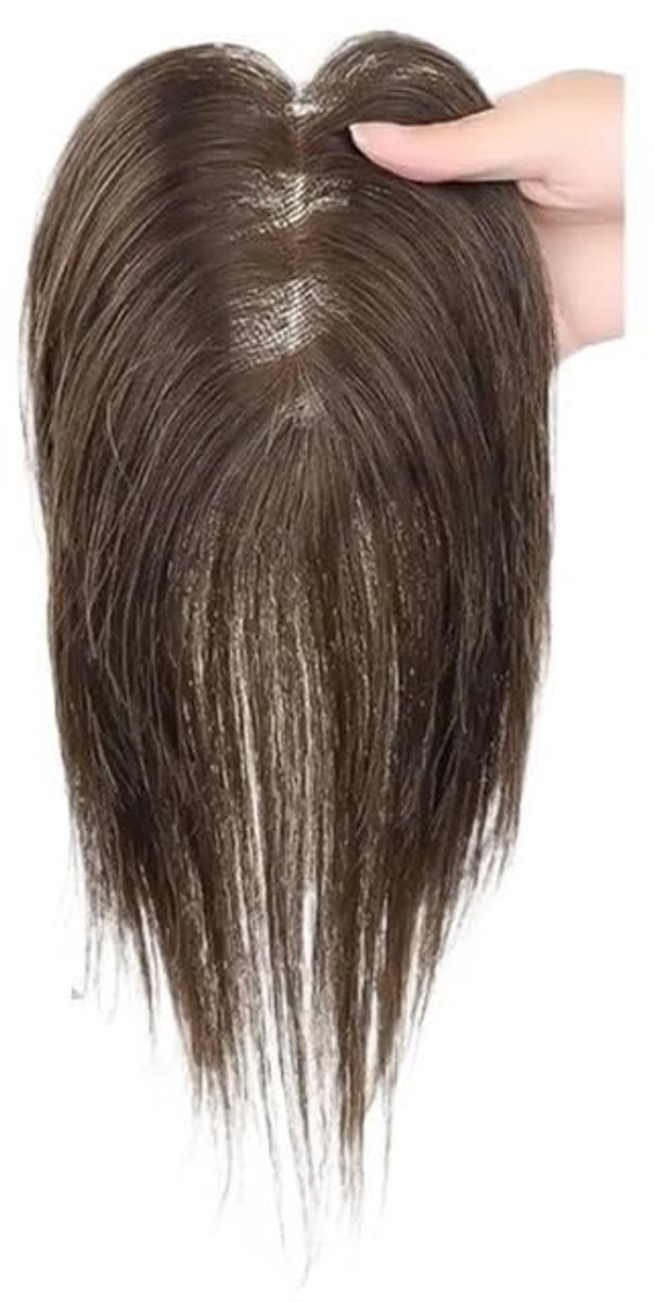 Haarstuk met Pony 10 inch - Bruin