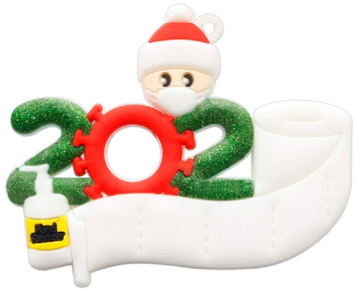 Kerstdecoratie Hanger Sneeuwman - PVC - Wit