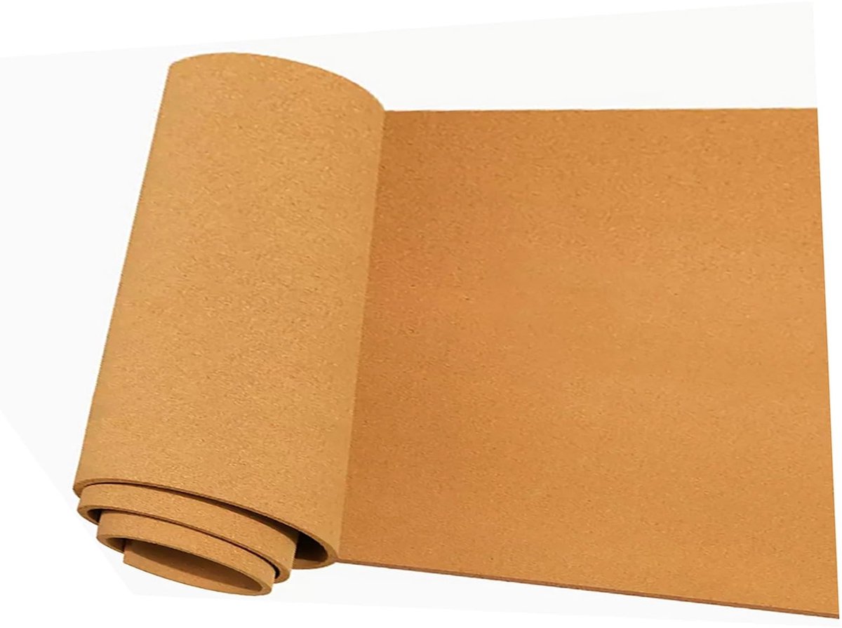 Kurkrol - 8mm dik, 1.1m x 4m, bruin