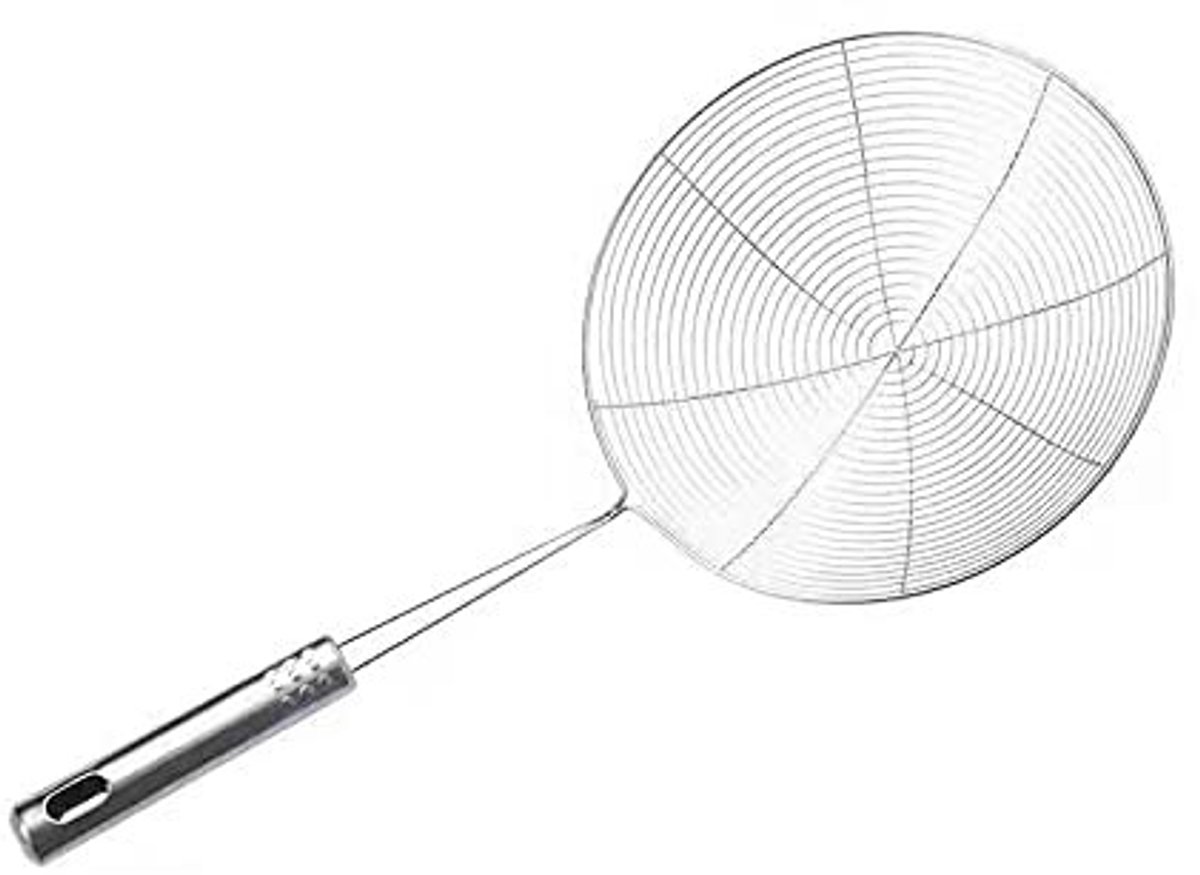Spiraalzeef Lepel - 15,8 cm - Roestvrij Staal