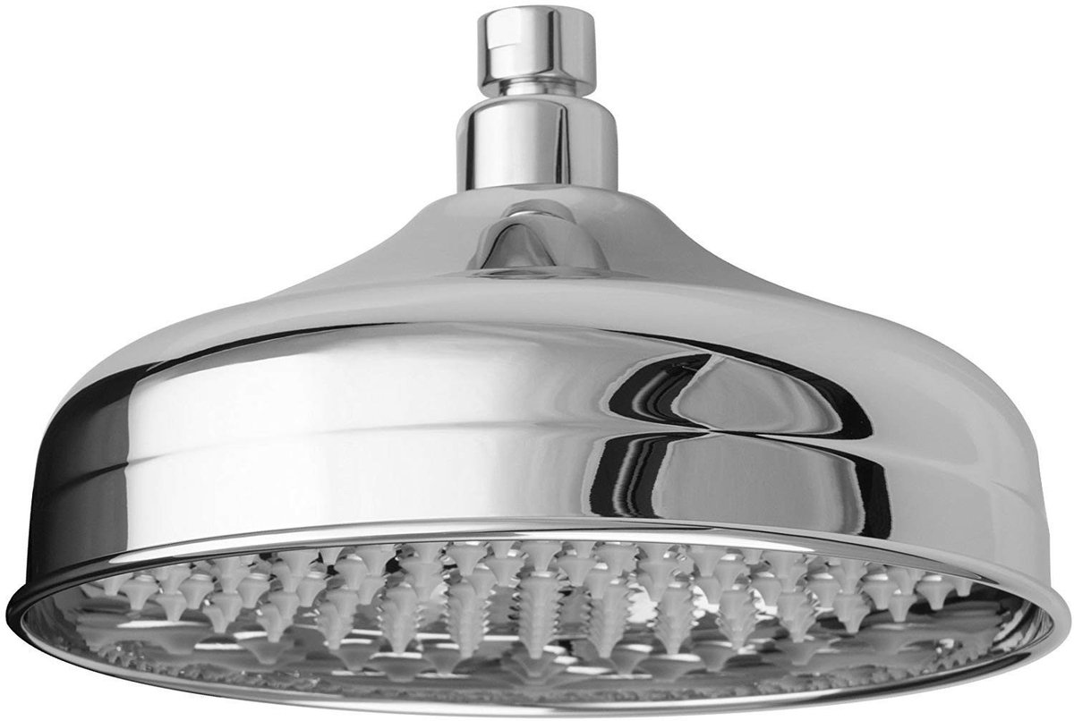 Inbouw Regendouchekop 20 cm - Verchroomd Messing