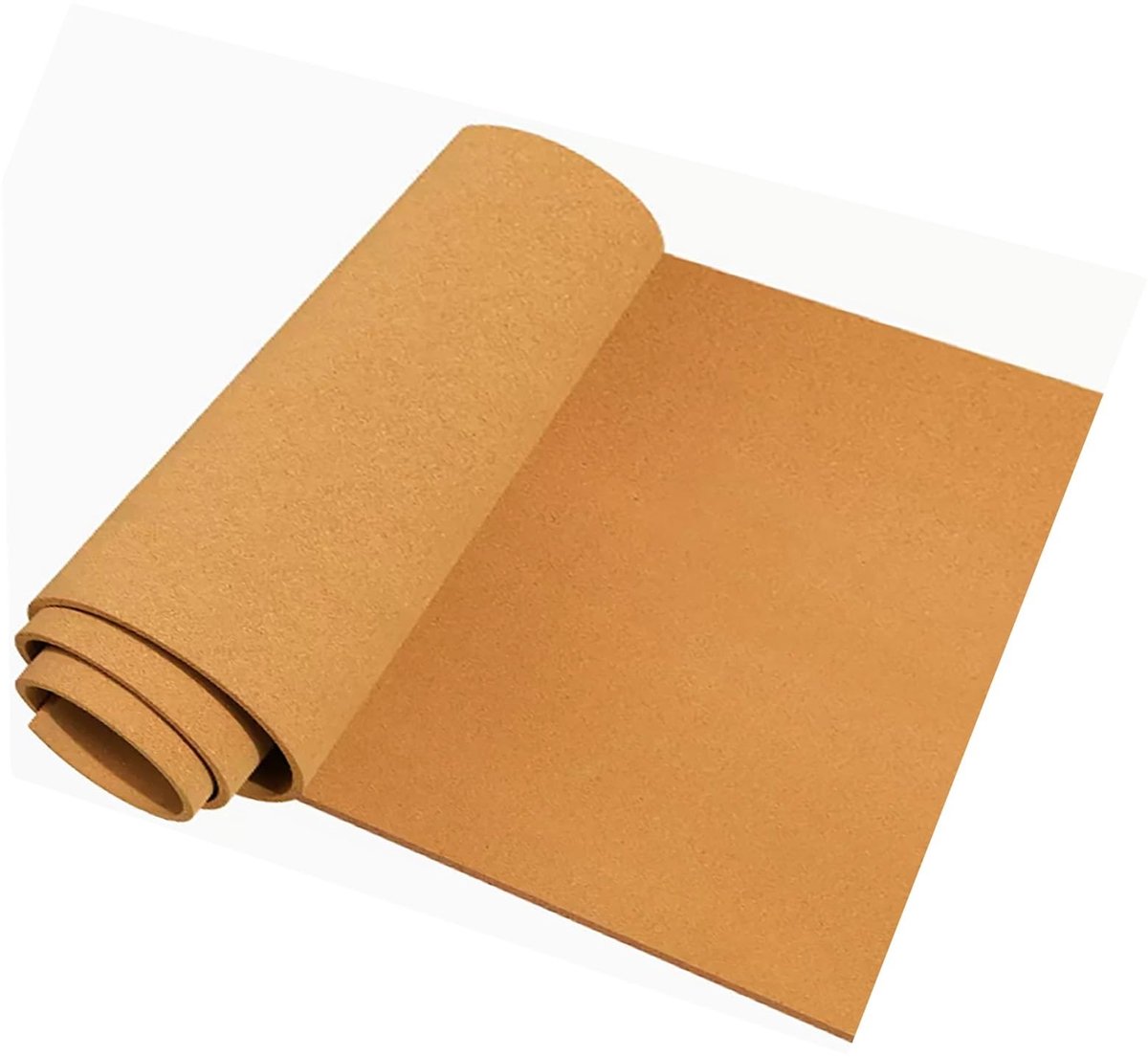 Kurken Rol - Geluiddempende Vloerbedekking 6mm - Bruin
