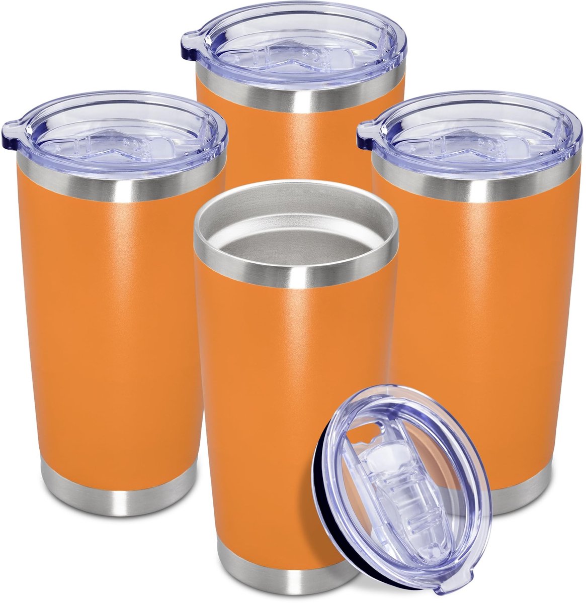 Tumblers 20 oz - Set van 4 - Oranje