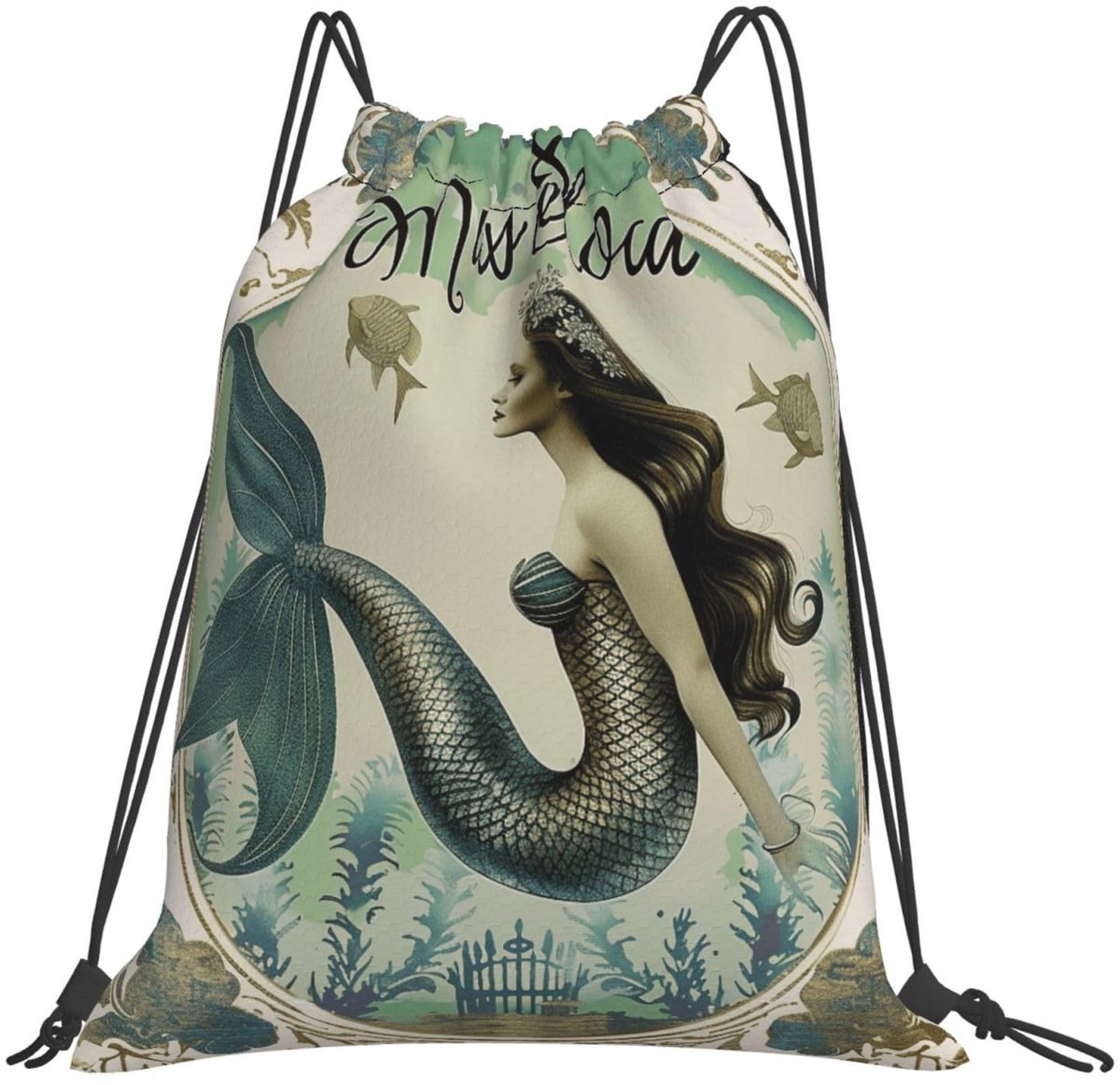 Rugzak met trekkoord - Tie Dye print - Grote opvouwbare tas