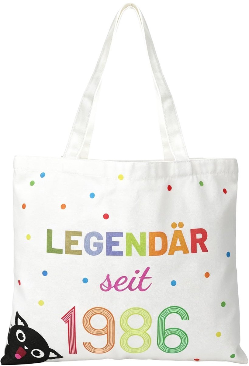 Tas met Kat Motief - 40 x 35 cm voor Verjaardag