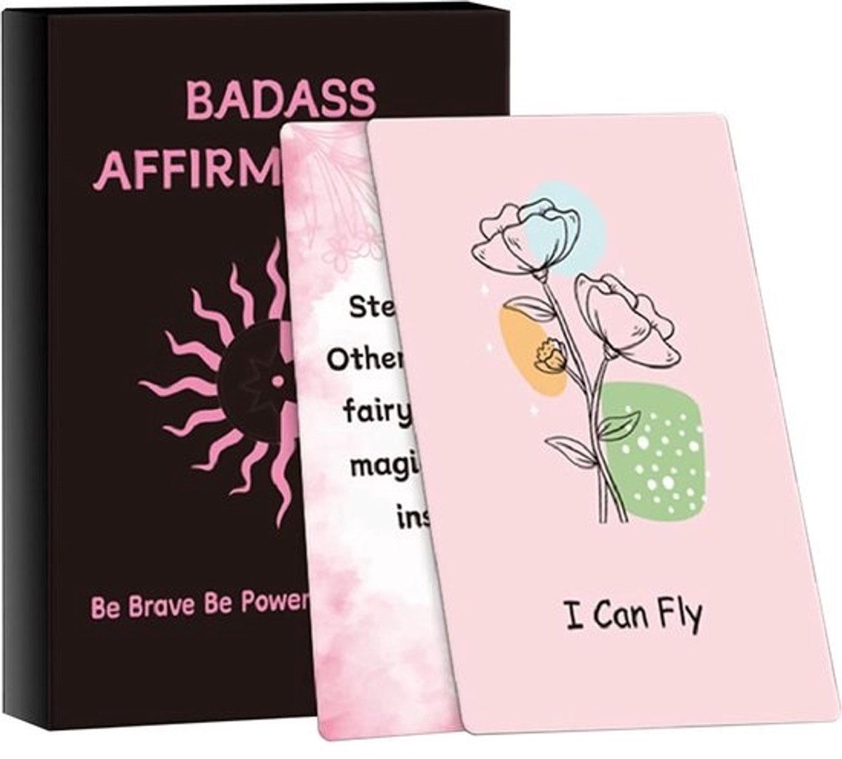 Positieve Affirmatie Kaarten - Motiverende Citaat Kaarten - Dagelijkse Motivatie - Dubbelzijdig Ontwerp - 6 x 9 cm - Meerkleurig
