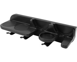 Muurbevestigde koffie-organizer voor thuis of kantoor, inclusief koffie tamper, portafilter en opslagrek voor accessoires