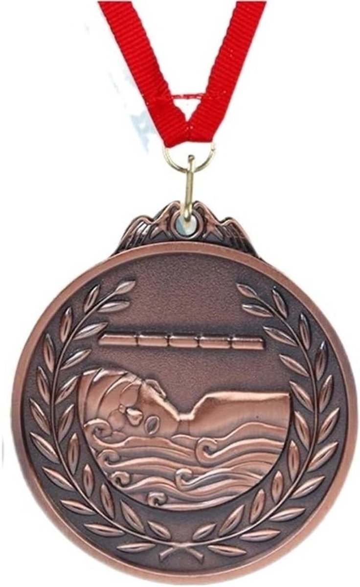 Award Medailles - Sport Beloningen - Prestaties Vieren - Met Nek Lint - 65mm - Goud