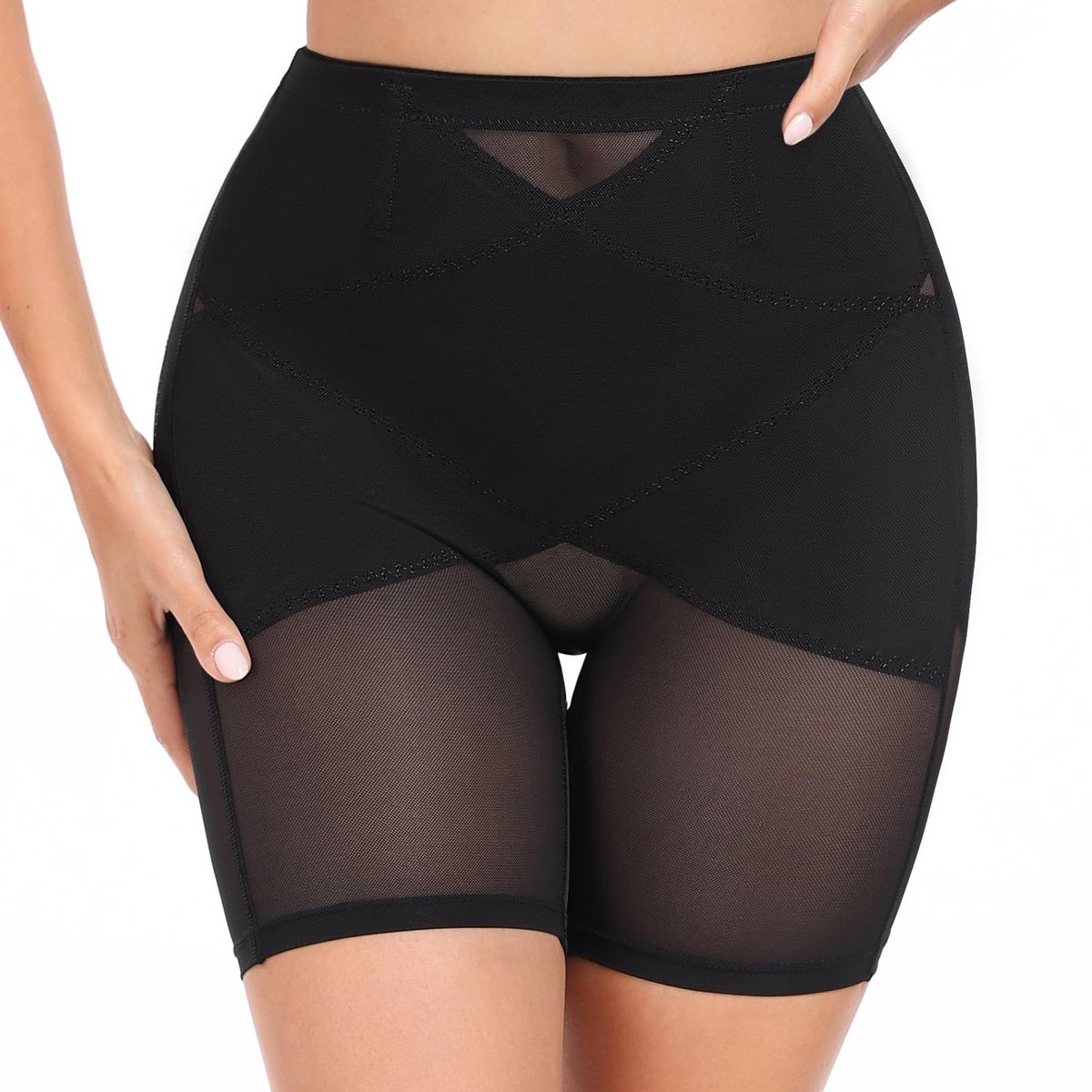 Dames Shapewear Onderbroek - Hoge Taille met Tummy Control - Zwart