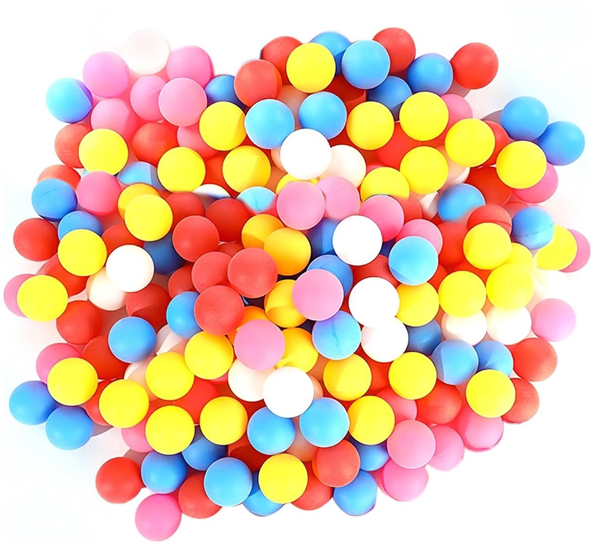 Set van 40 Kleurrijke Tafeltennisballen - 40 mm - Voor Huisdieren en Creativiteit