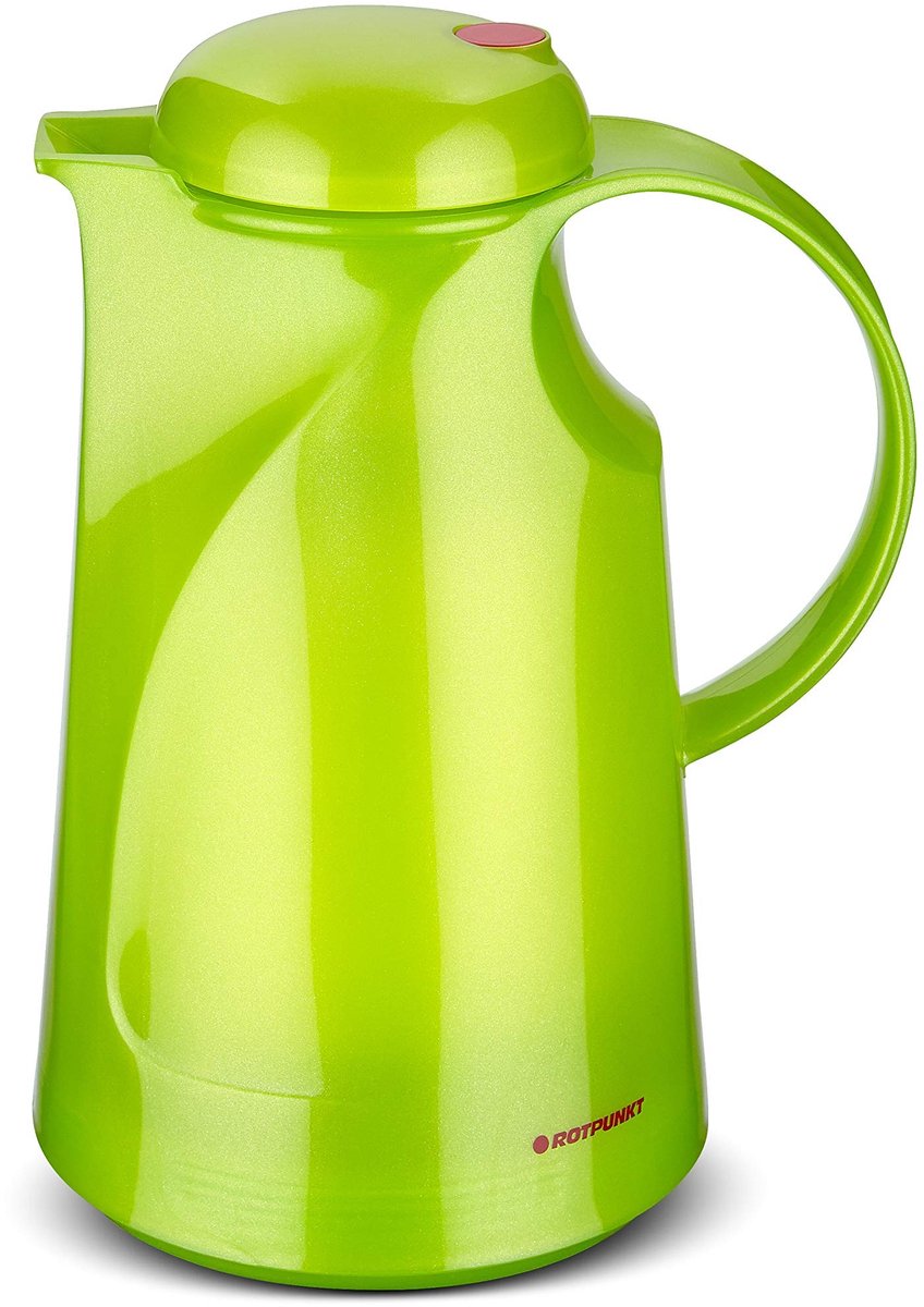 Vacuumkan 1,0 L met Glazen Inzet en Dubbele Functie - Shiny Pear