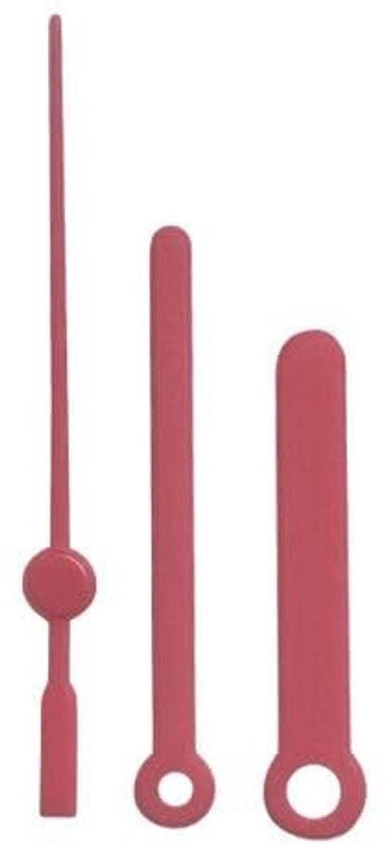 Klok Wijzers - Diverse maten en kleuren - 55mm roze
