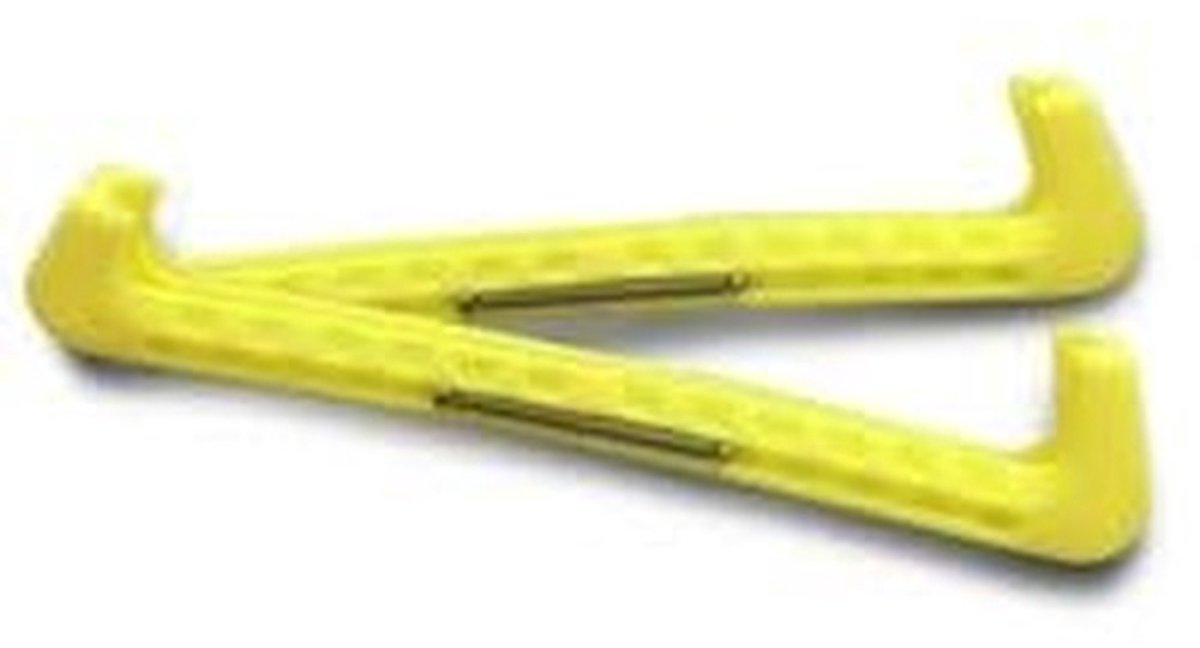 Hard Skate Protector voor IJs- en Schaatsen - Fluor Geel