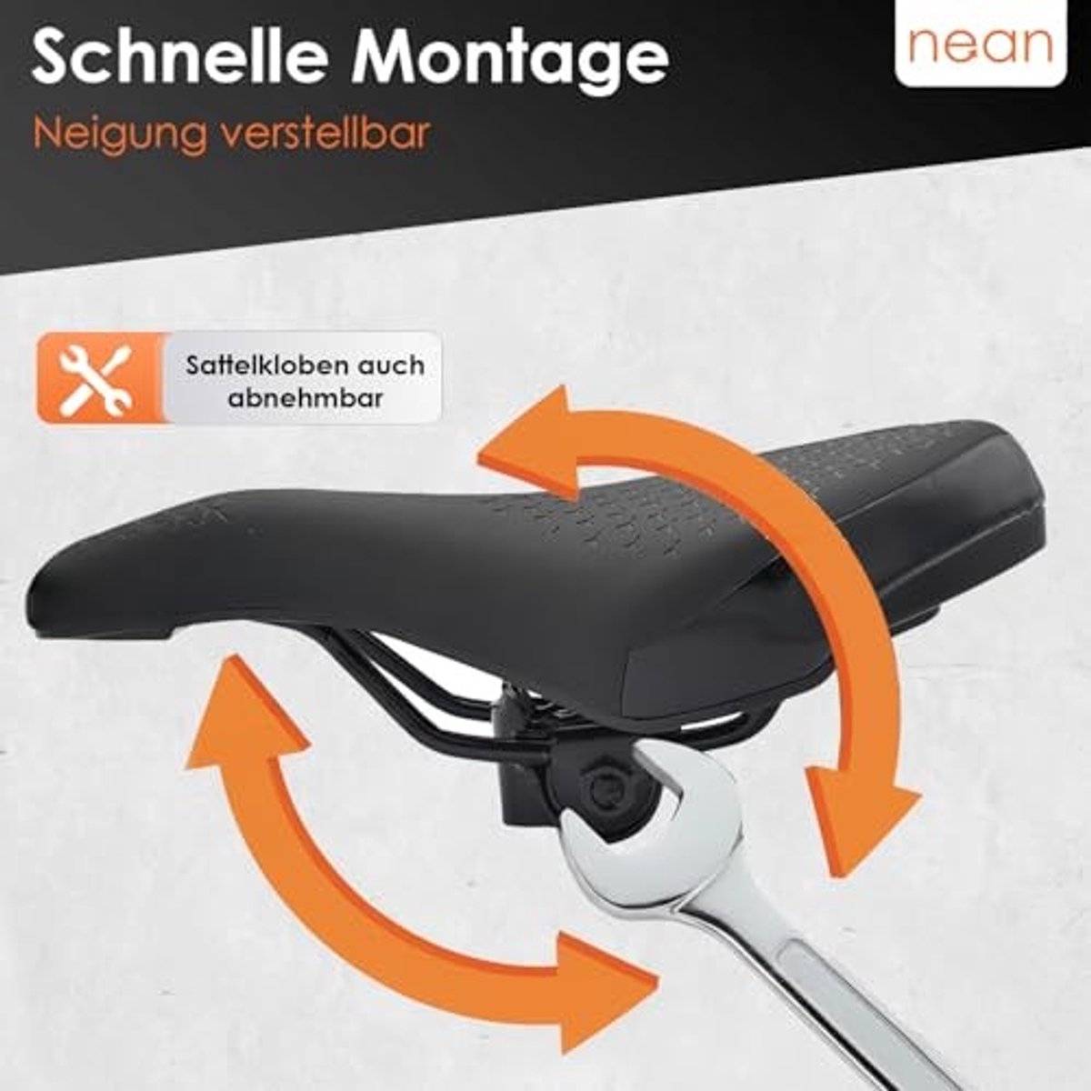 Ergonomische fiets zadel - Sportief en schokabsorberend - Incl. zadelpen
