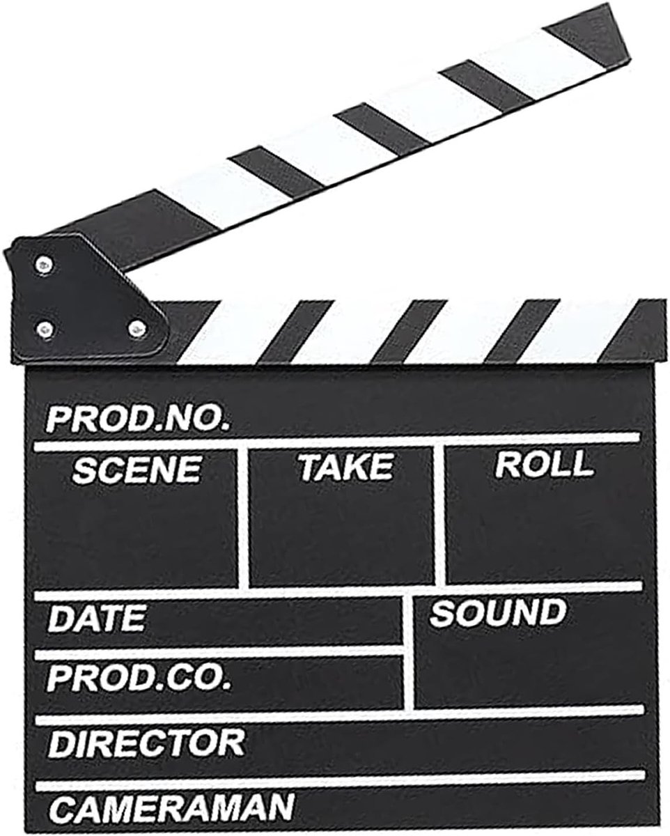 Flap Wood Film Valve voor Filmmakers - Flip Board en Film Cover voor Opnames, Cinema Decoratie, en TV Series Rekwisieten
