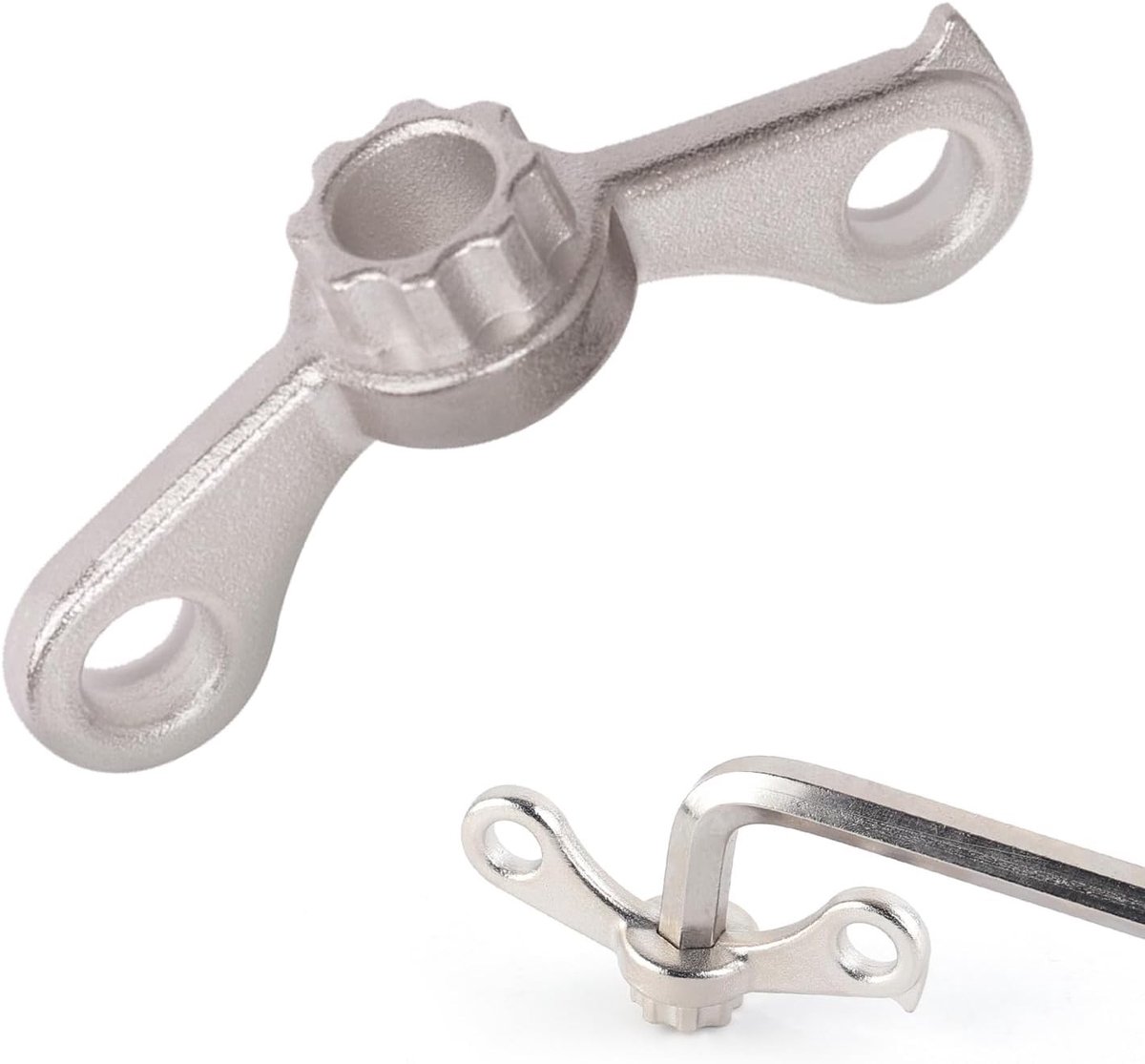 2-in-1 Fiets Crank Ontmanteling Tool voor Shimano HollowTech II, Snelle Crank Puller voor Fietspedalen en Crankset Onderdelen, Ideaal voor Fietsonderhoud en Reparatie