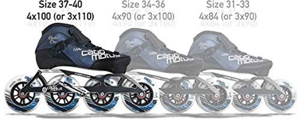 Inline Skates - Verstelbaar - Maat 31 tot 42