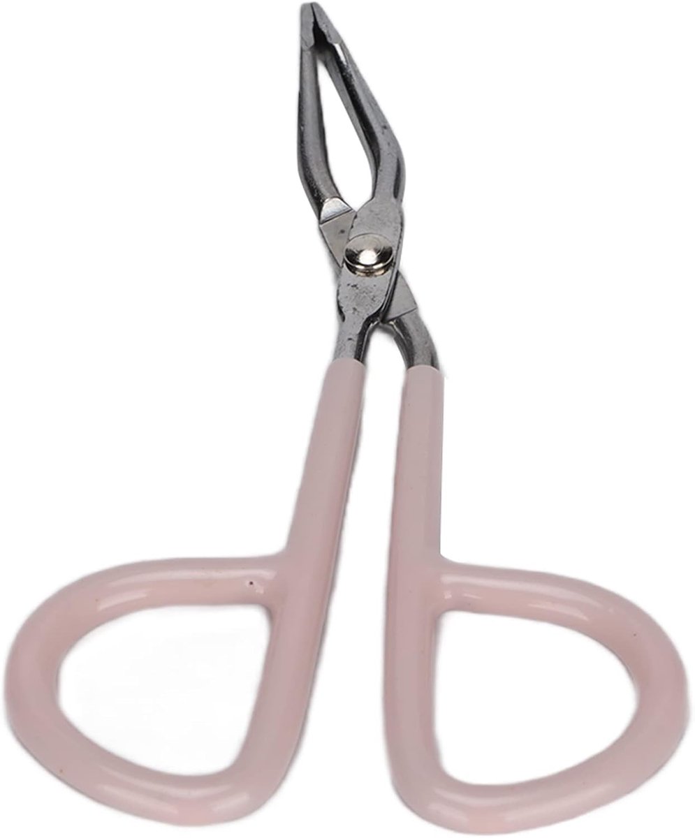Precisie-wenkbrauwpincet van roestvrij staal, ideaal voor ontharing en baardverzorging met comfortabele grip