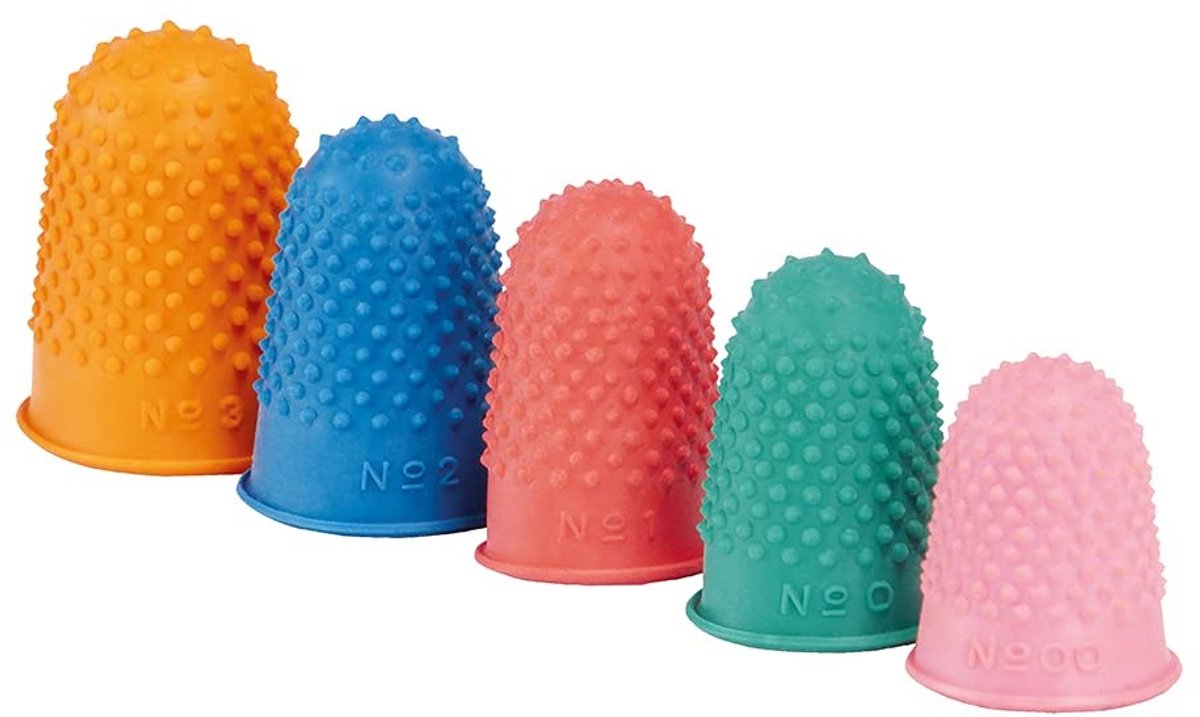 Stripping Thimbles - Professionele rubberen grip - Pakket van 5