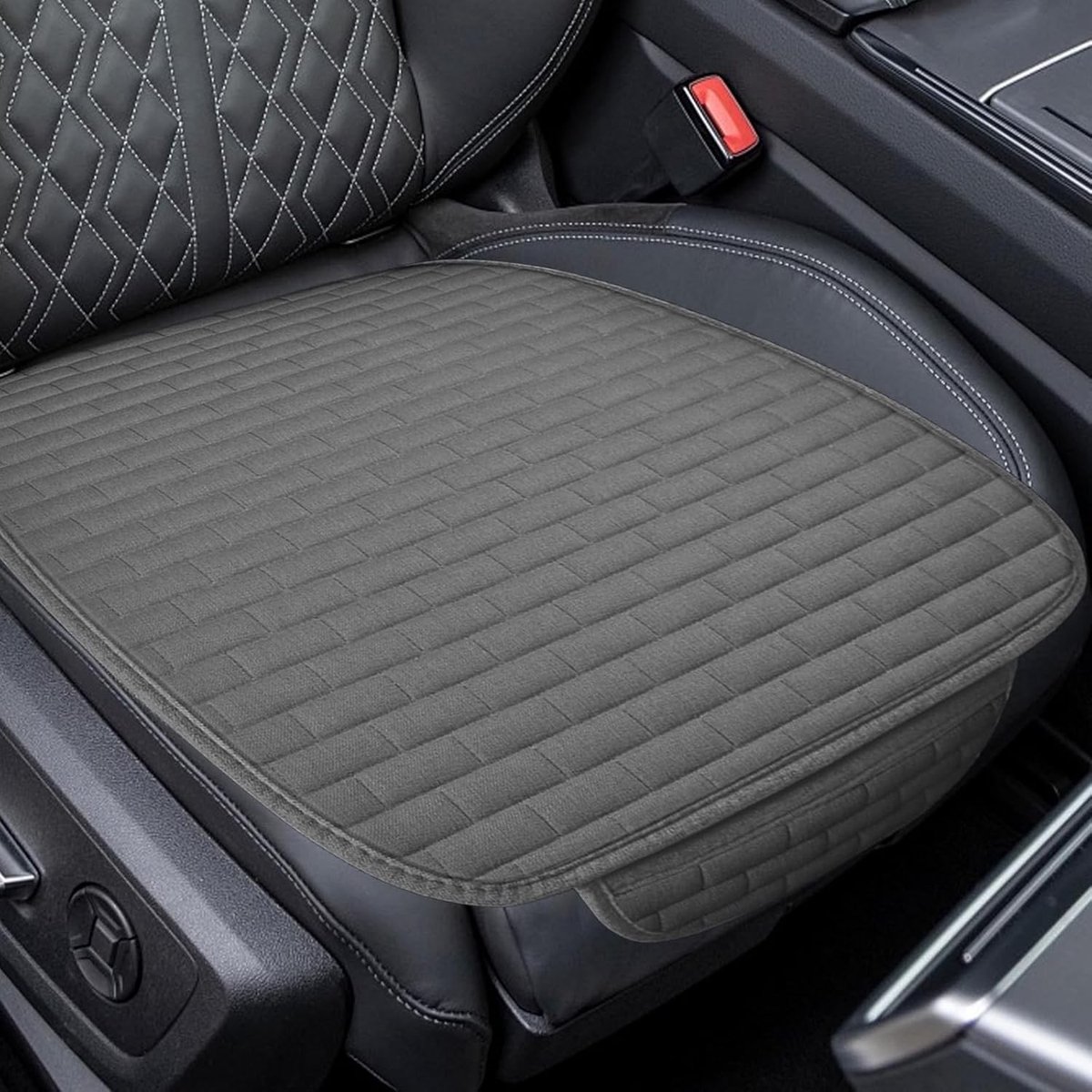 Zitkussen voor Auto 60×49 cm, Antislip en Ademend, Zacht en Comfortabel Voor Stoel van Auto, SUV, Van, Vrachtwagen, Ideaal voor Lange Rit en Ondersteuning