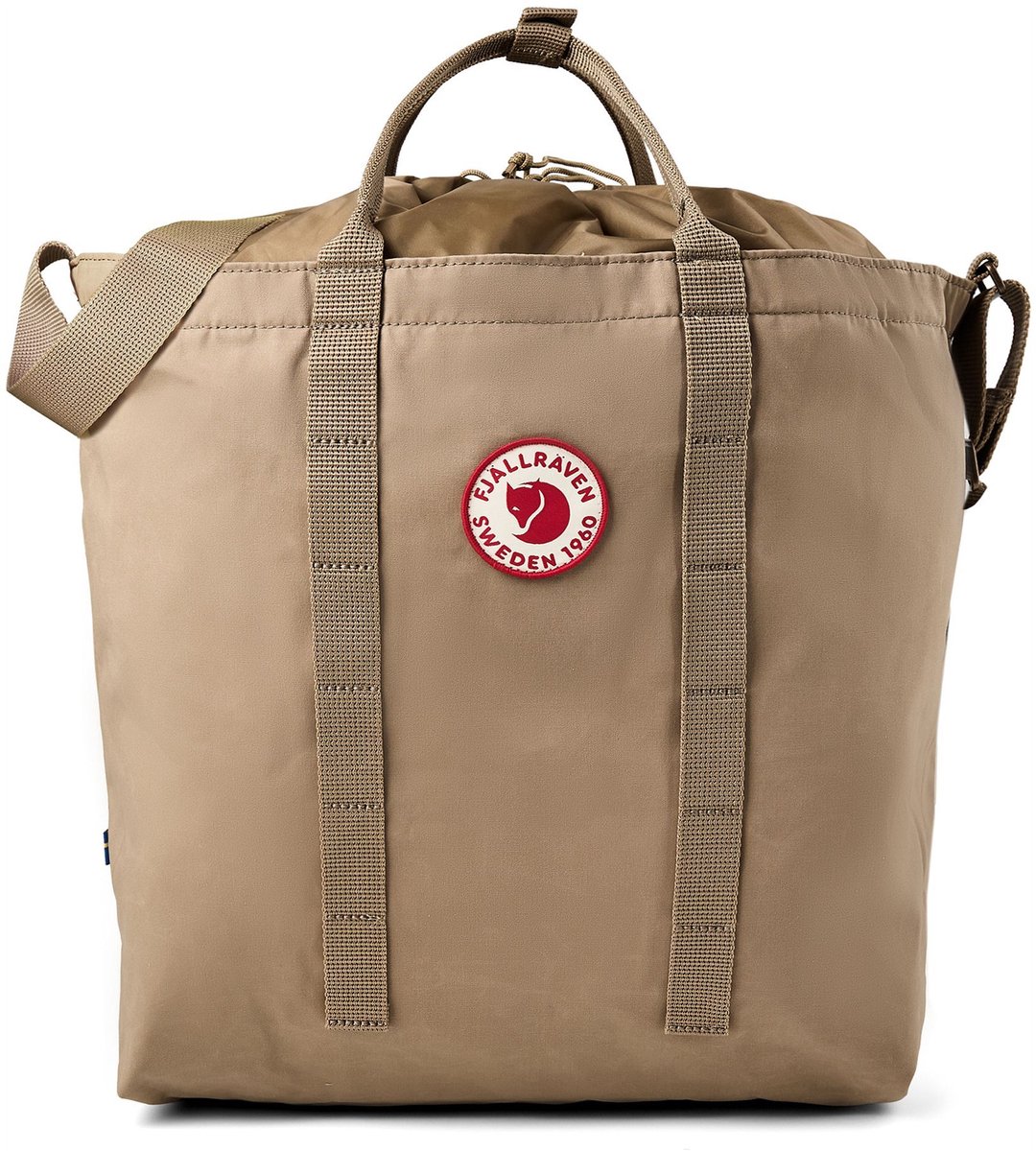 Fjällräven schoudertas laptoptas met laptopvak 1960 Tote Clay Taupe