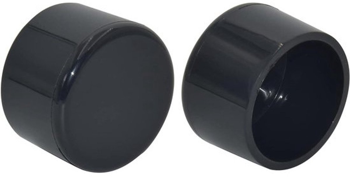 Meubelvoeten Caps - Stoelpootdoppen Vloerbeschermers - Meubels Beschermen - Zacht PVC Materiaal - 35 mm - Zwart