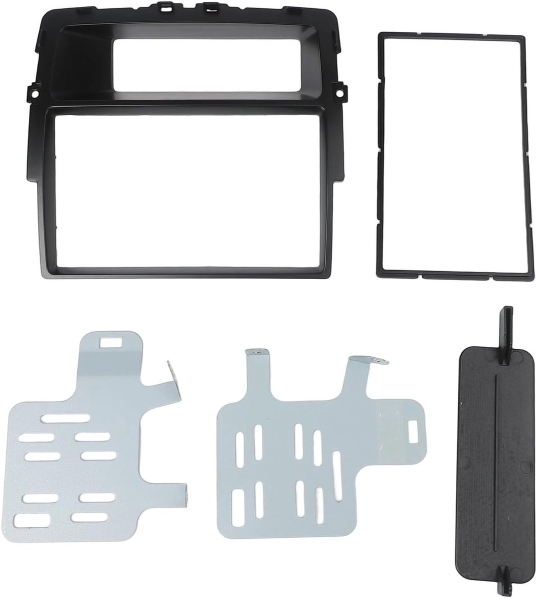 Dashboard Fascia Frame voor 2Din Autoradio's Geschikt voor Opel Vivaro en Renault Trafic II Modellen - Perfecte Aanpassing en Installatiegemak