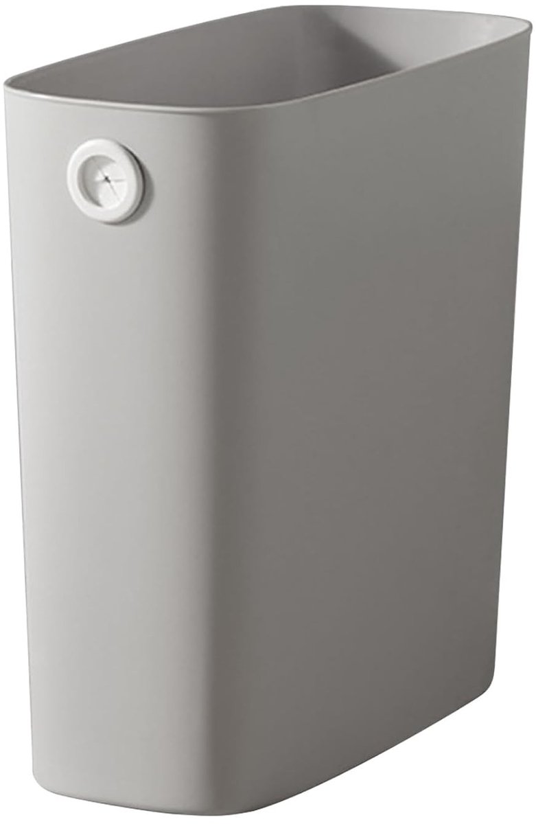 Kleine Plastic Wastemmer met Open Top voor Badkamer, Keuken en Slaapkamer - Ideaal voor Thuisgebruik en Onder Bureau