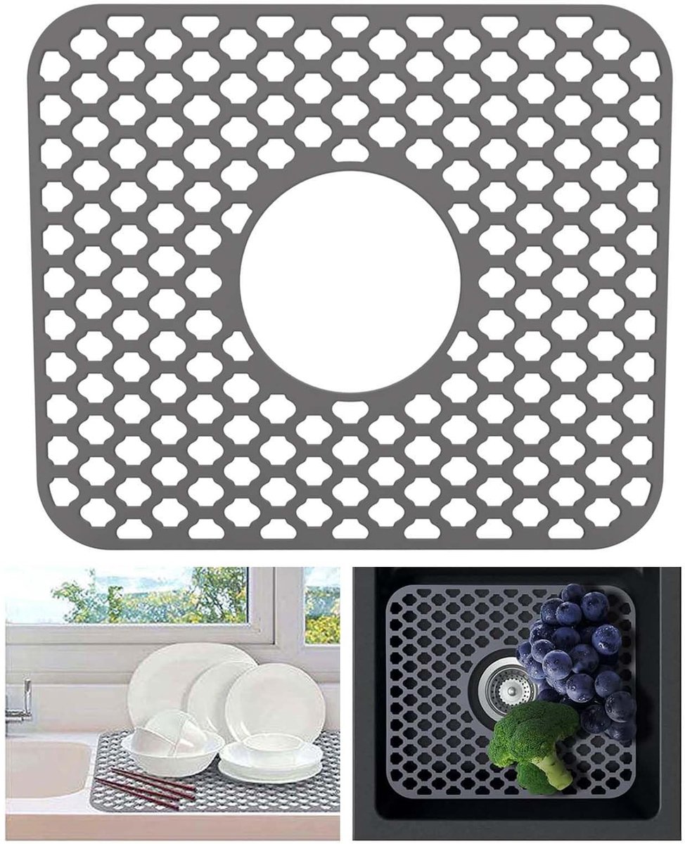 Afvoer Bescherming Mat - Silicone - Zwart