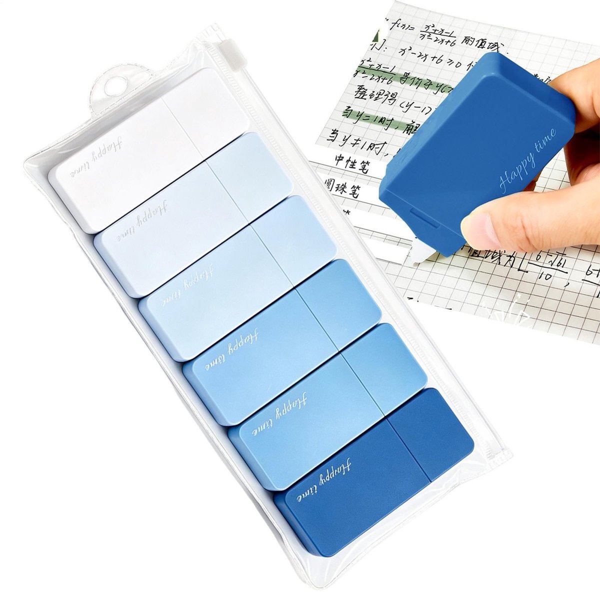 Set van 6 Correctietapes - Esthetisch en Scheurbestendig