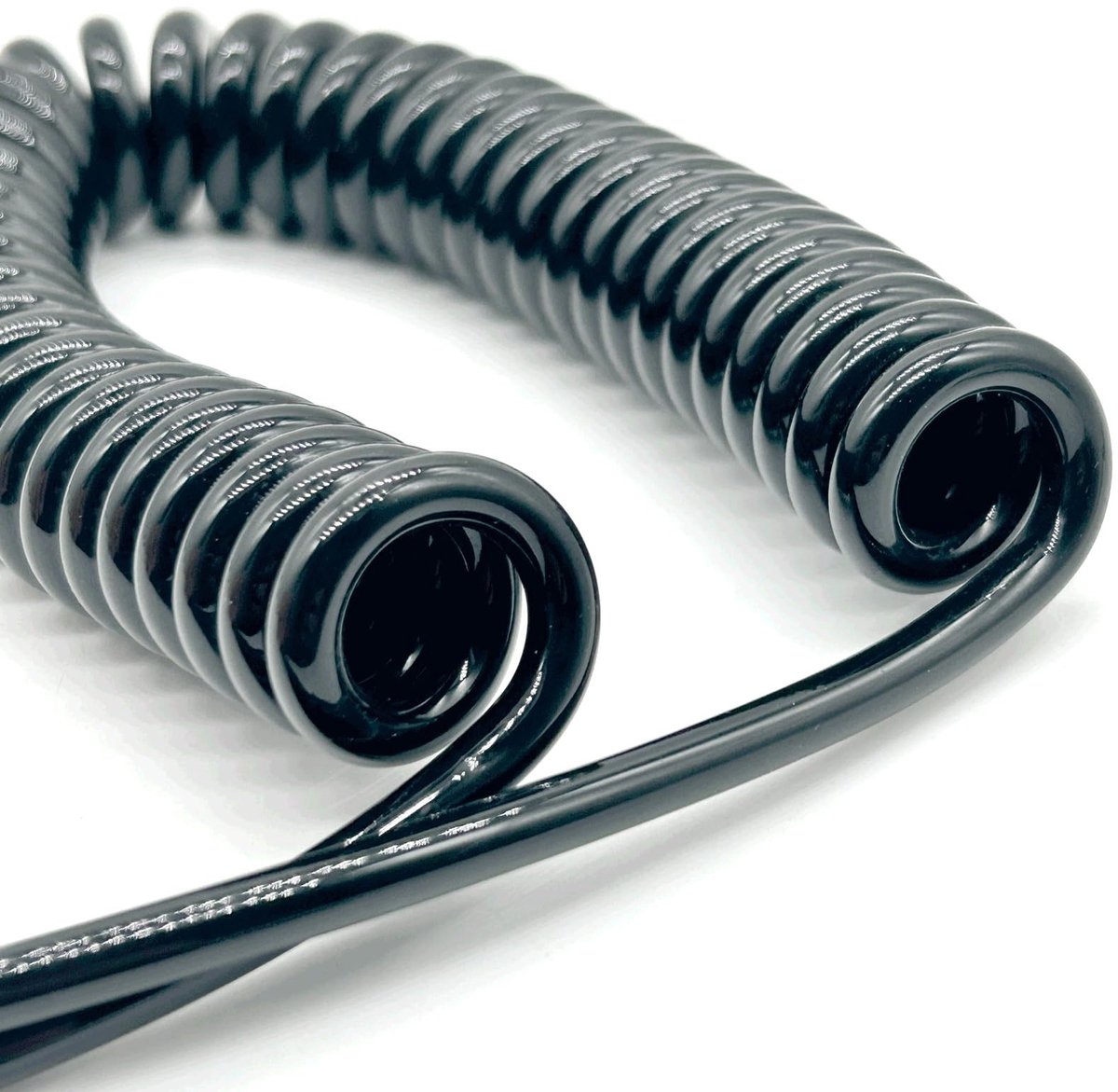 8-draads uitbreidbare kabel - 1,25 m zwart
