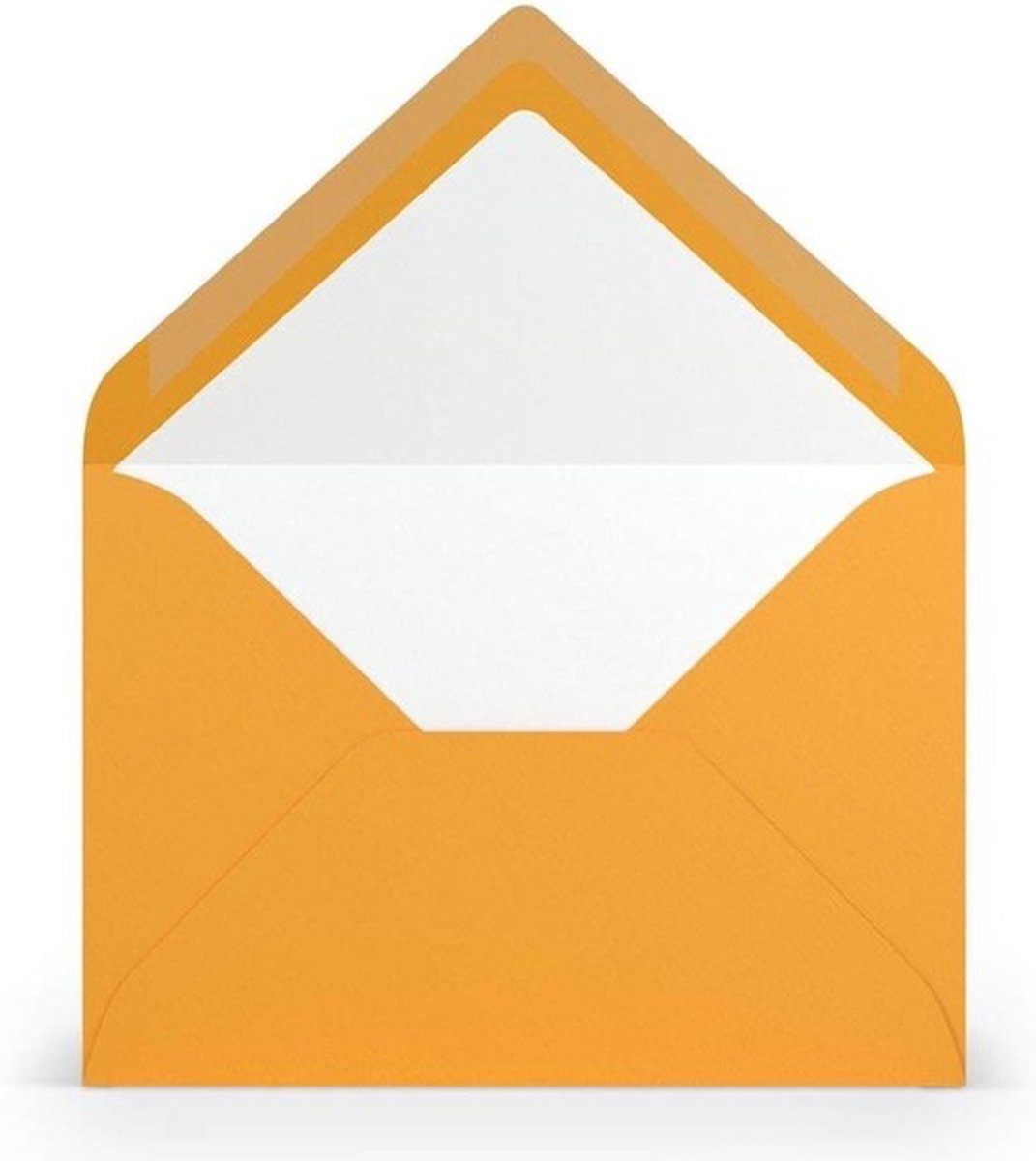 Ochre Ribbed Envelopes - DIN B6 Envelopes Vintage Envelopes - Briefverkeer - Egoutteur Structuur - 17.8 x 12.5 cm - Ochre