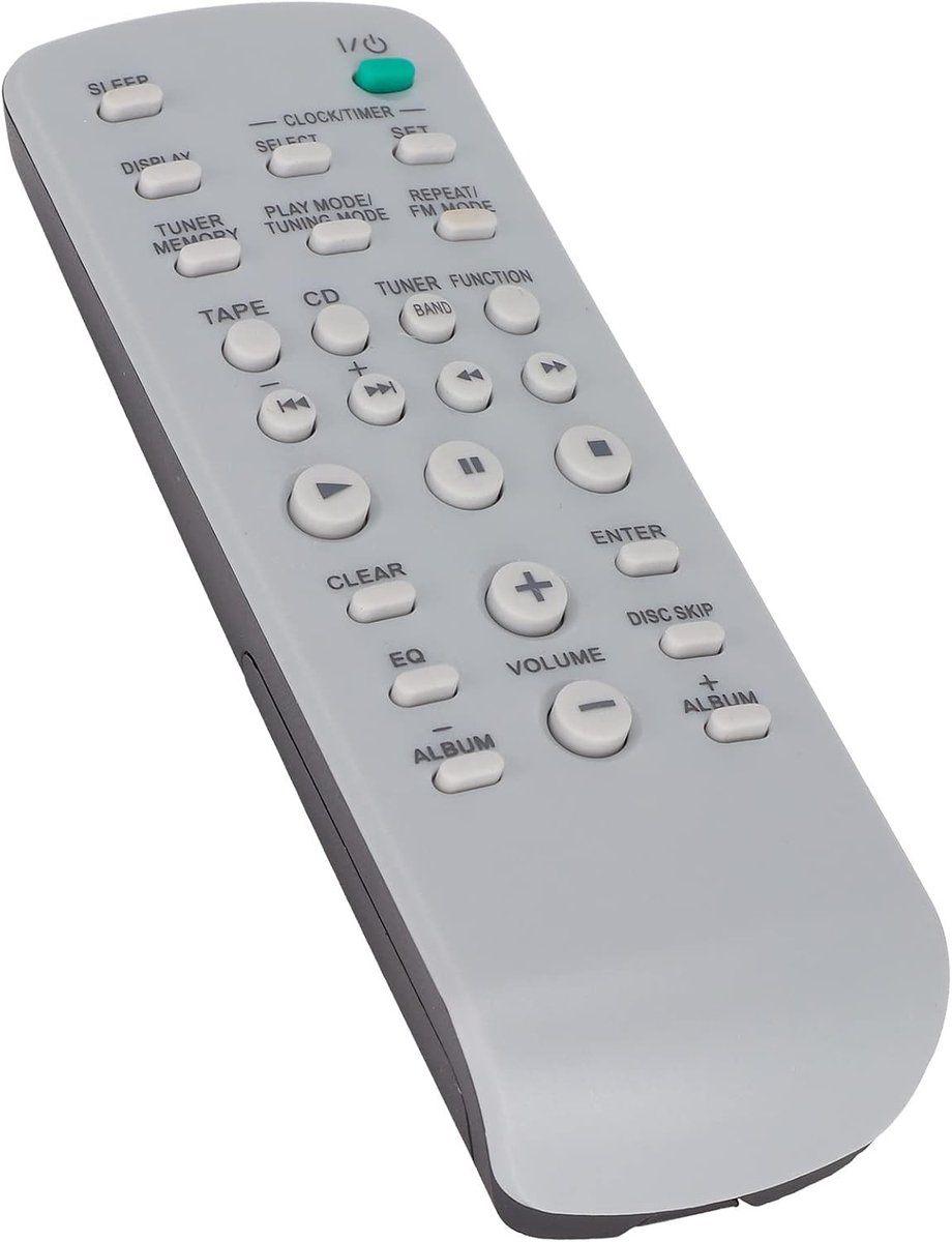 Draagbare universele afstandsbediening voor CD HIFI-systeem, vervangingsoptie voor RM-SC3 en RM-SC30, ideaal voor audio en muziek.