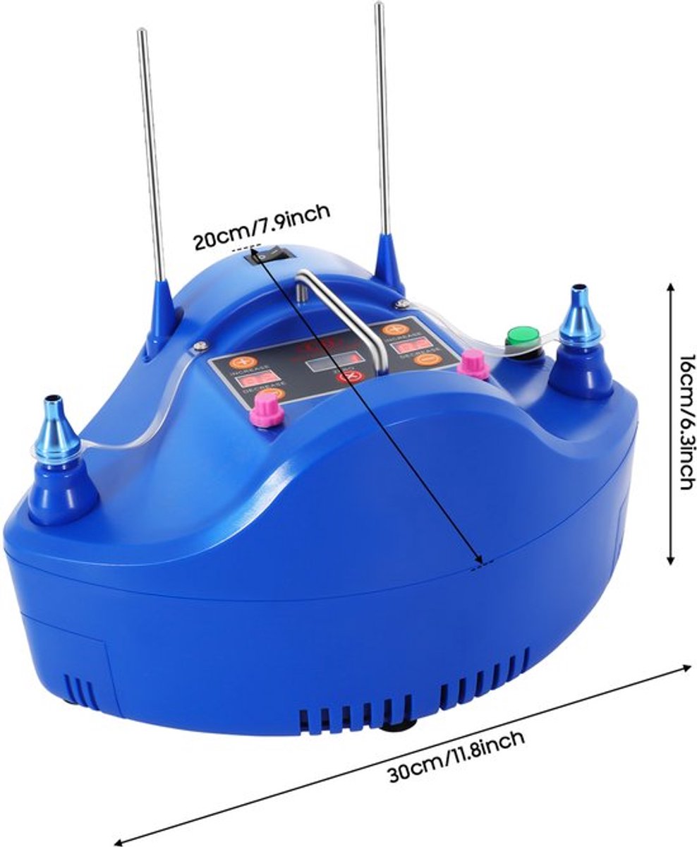 Luchtpomp Elektrische Ballonpomp - 220 V - 132.09 Gal/min Capaciteit - 4 Nozzles - Automatische Inflator Blower