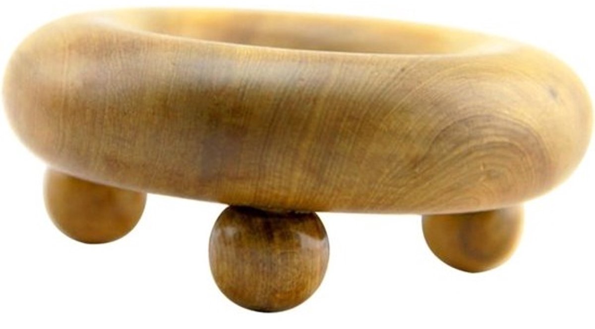 Houten Nekmassage Apparaten - Houten Massageroller - Spierontspanning - Diepe Weefsel Stimulatie - 9 x 45 x 25 cm - Houtkleur