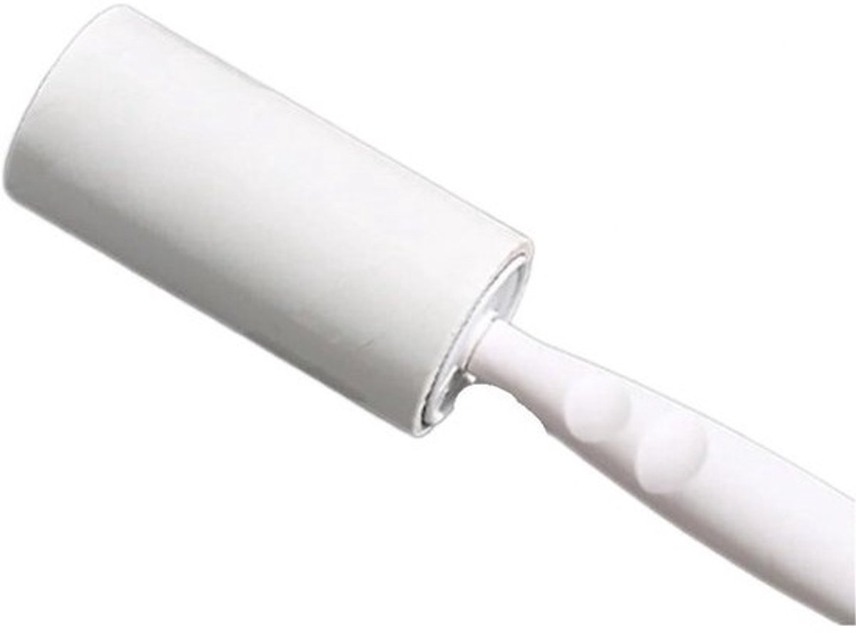 Pluisroller Set - Kledingroller Ontharing - Huis Reinigen - Scheurbare Vellen - 12 Stuks - Wit