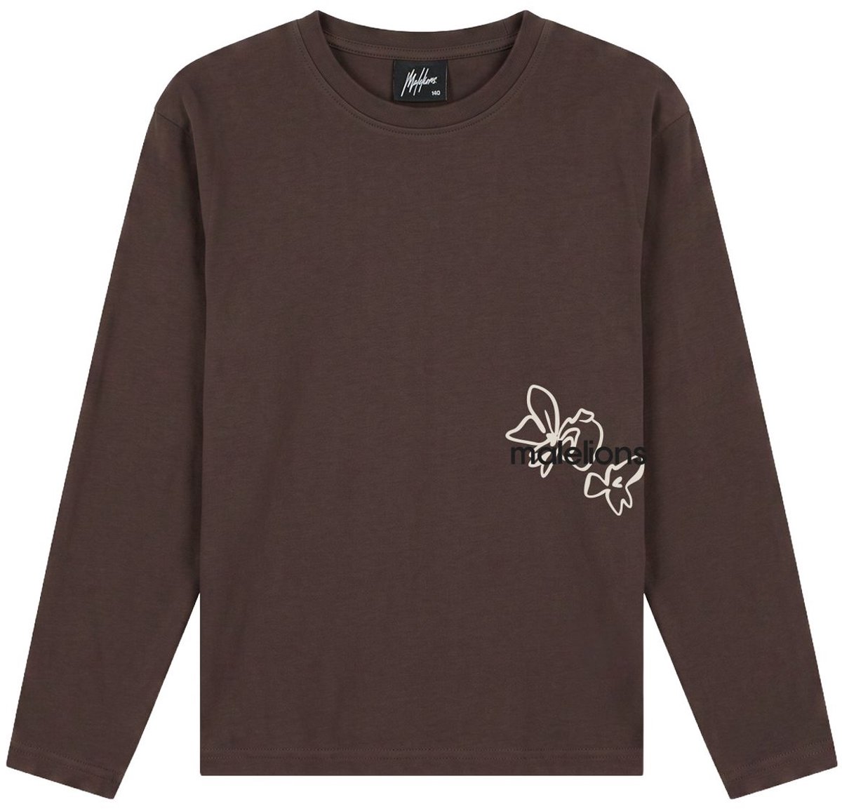 Malelions Junior Relaxed Flower Longsleeve T-Shirt