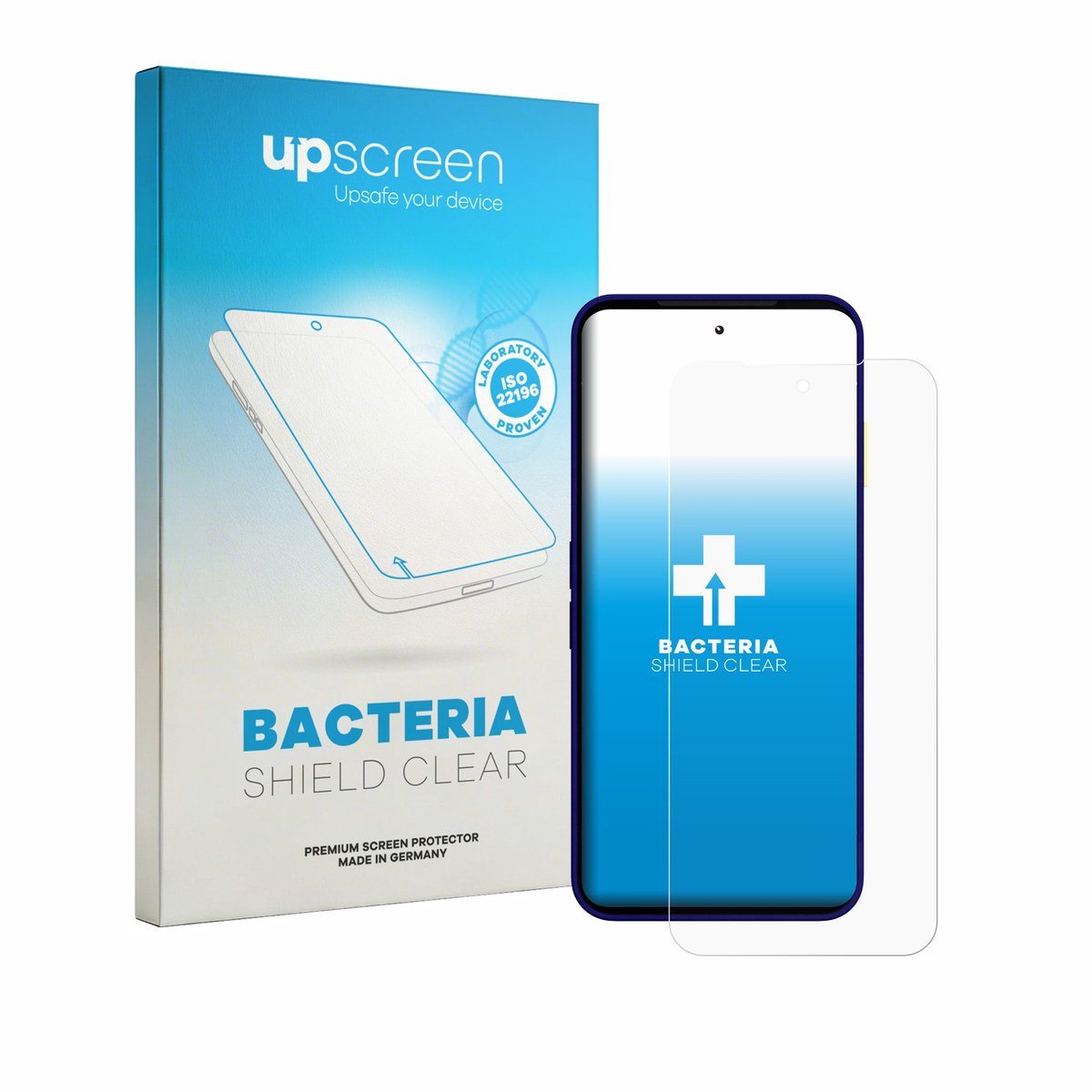 upscreen - Screenprotector voor Fairphone 6 Plus - Folie Beschermfolie transparant antibacterieel