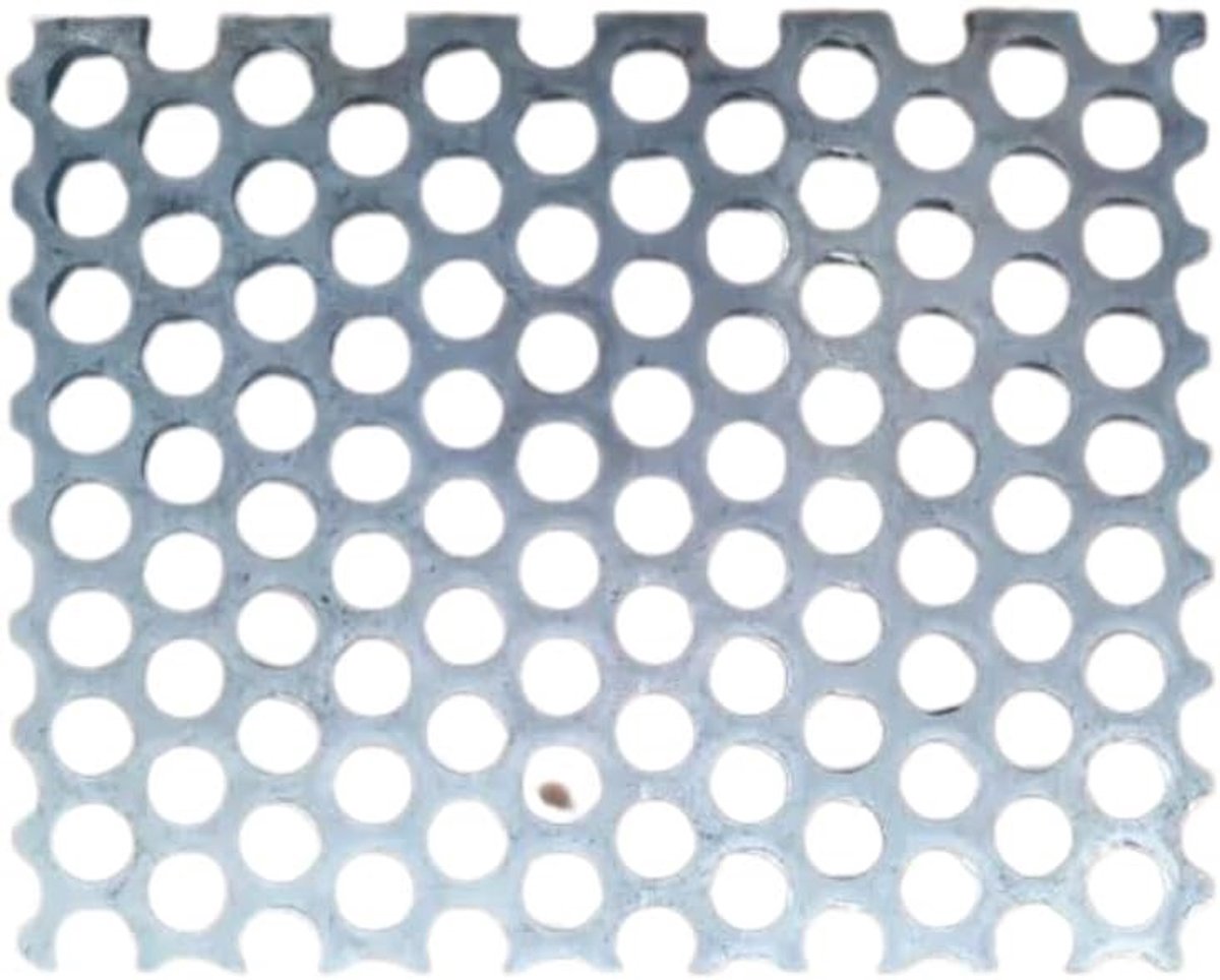 Geperforeerde Roestvrij Stalen Vuurschaal - Hazelnoot - 100 x 80 mm - Geschikt voor Pelletkachels - Universeel